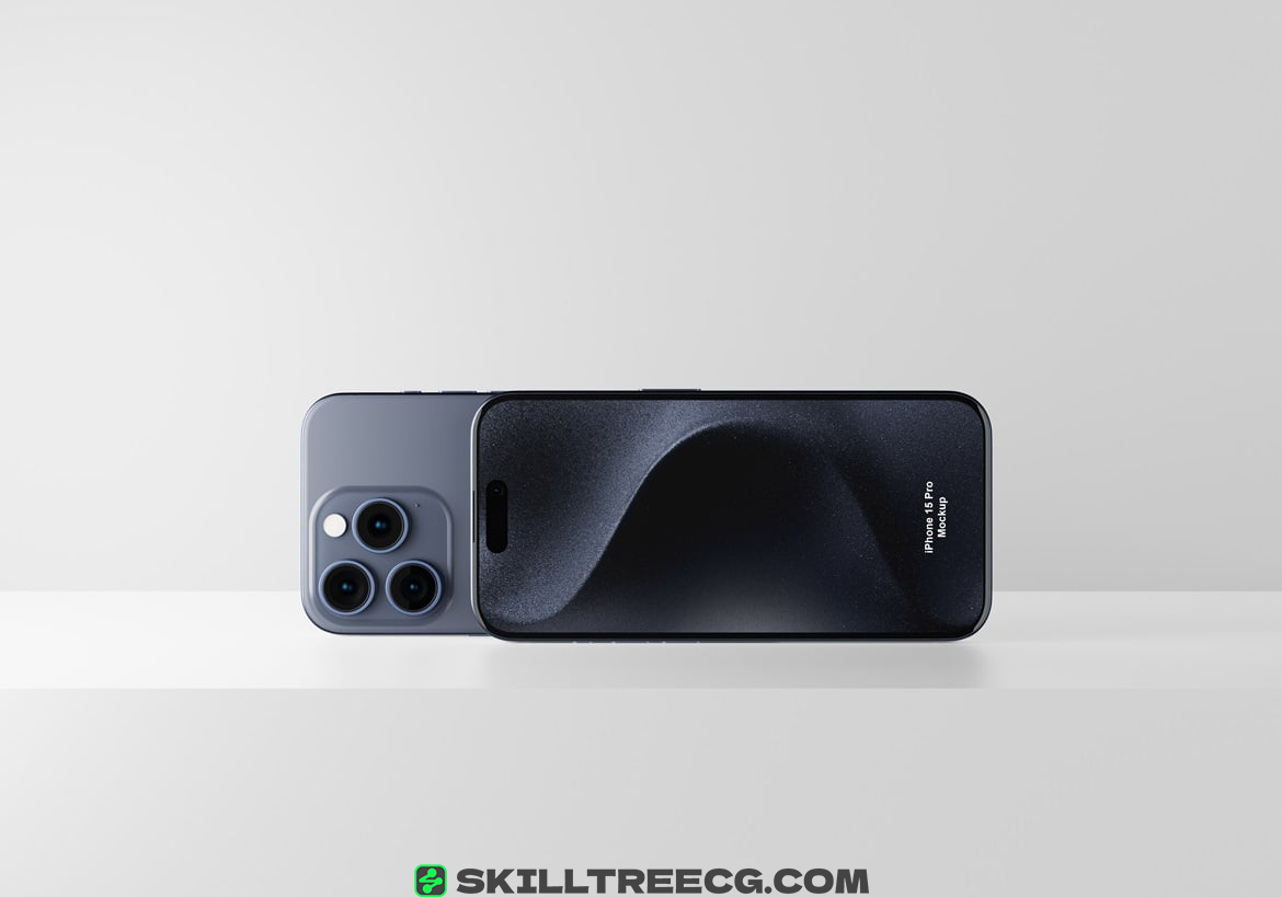 图片[2]-11 Psd iPhone 15 Pro Mockup（597903）-技能树